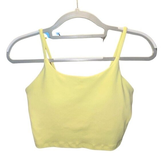 Tops - Pistachio Green Women's Yoga Bra Crop Top Sports Activewear See Measurements
